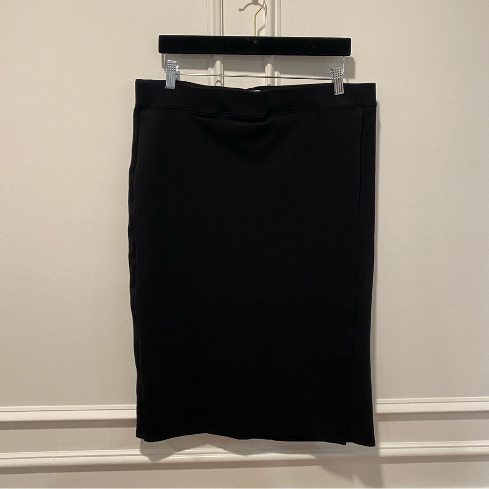 Liz Claiborne Classic Black Pencil Skirt‎ Size XL